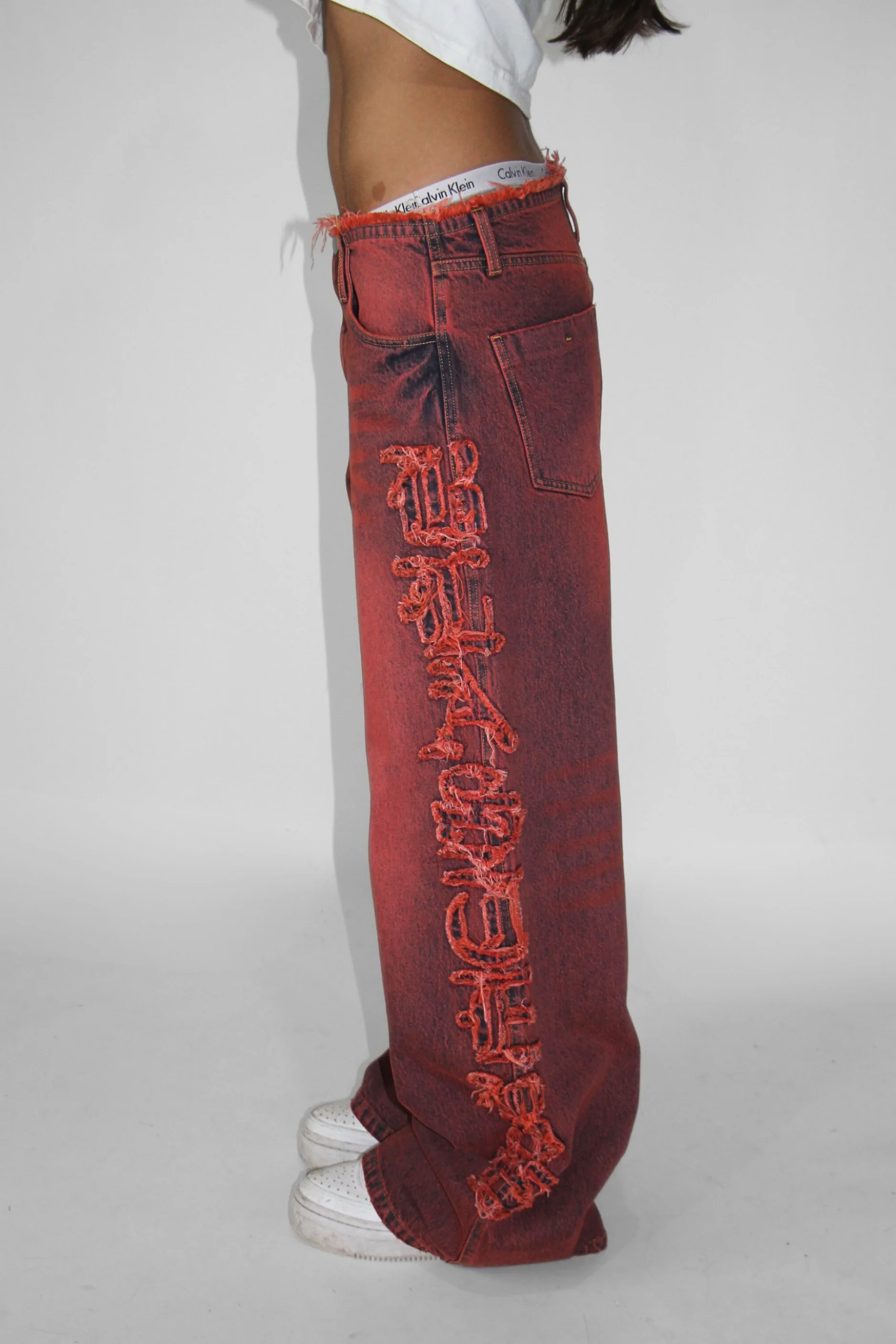 Blaster Denim in Red Wash - Image 4