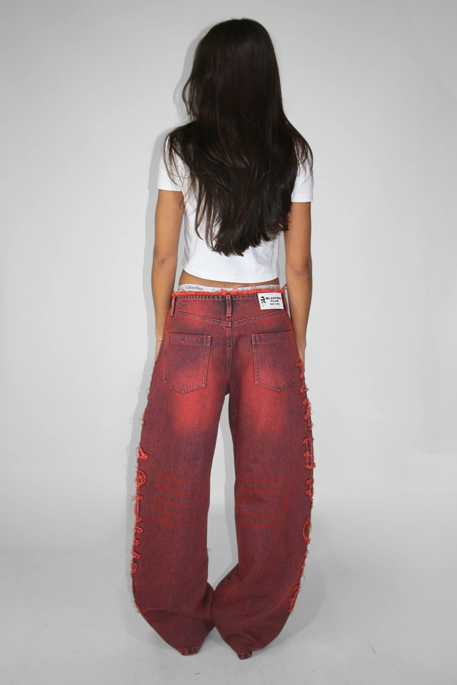 Blaster Denim in Red Wash - Image 6