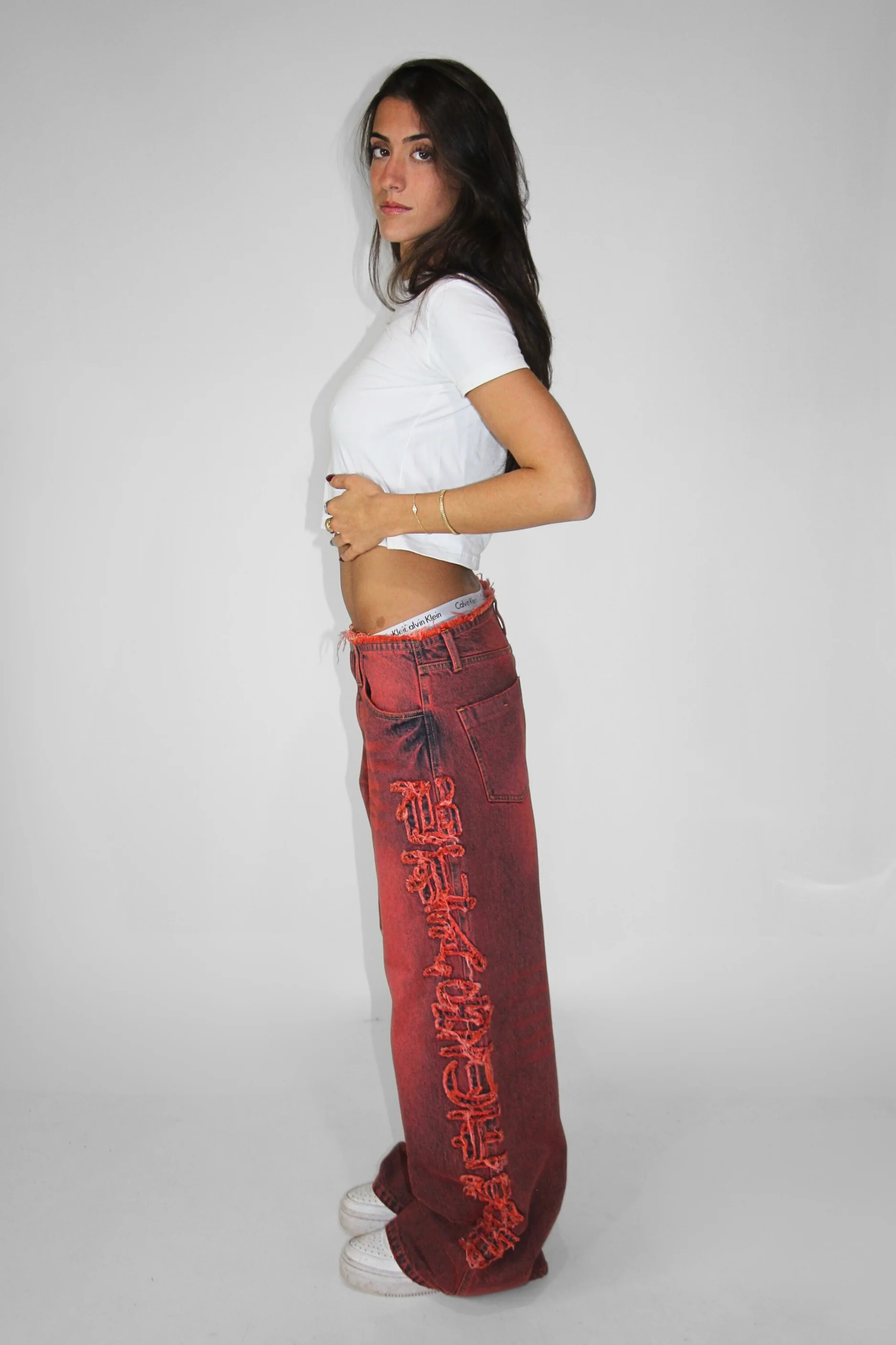 Blaster Denim in Red Wash - Image 8