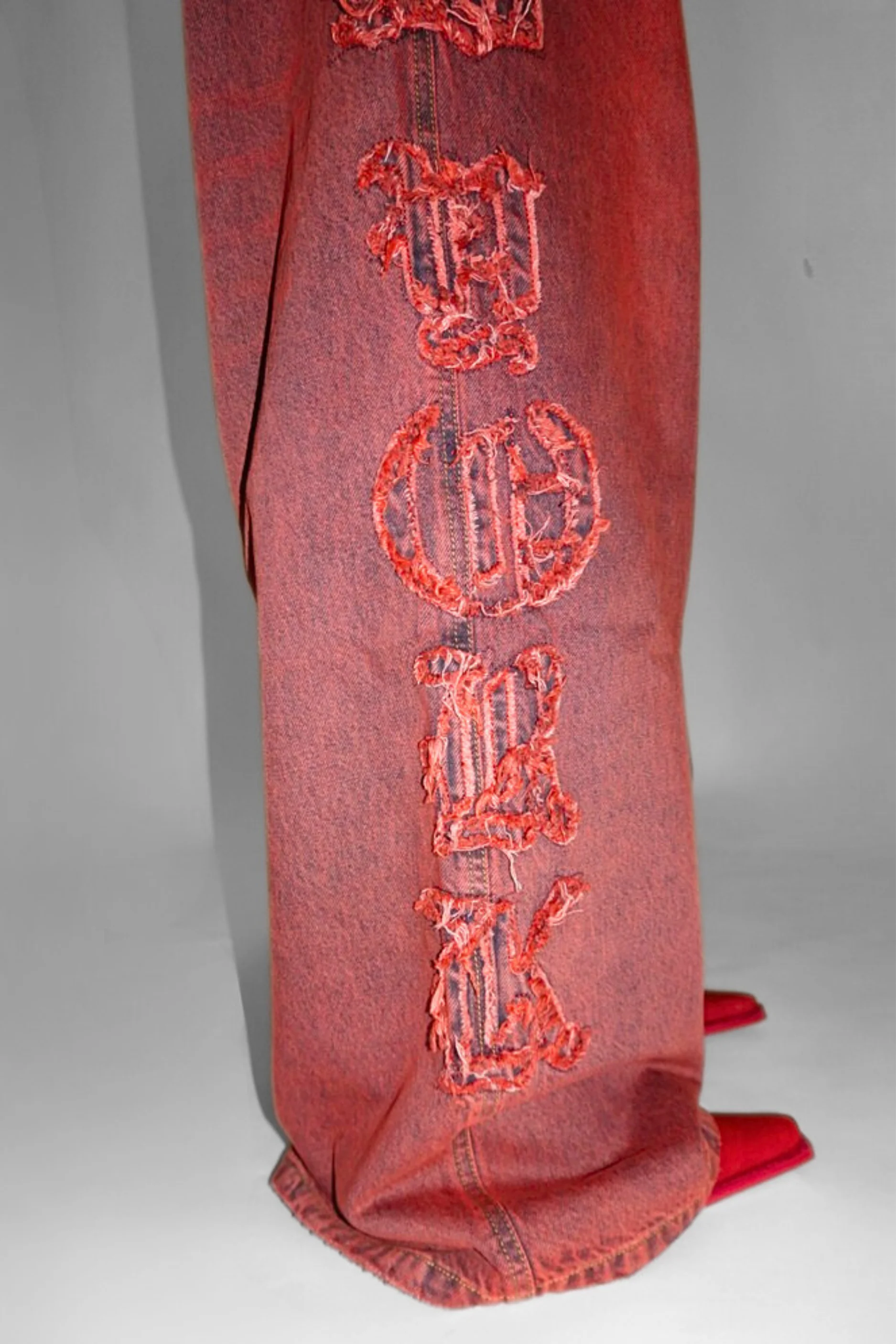 Blaster Denim in Red Wash - Image 9