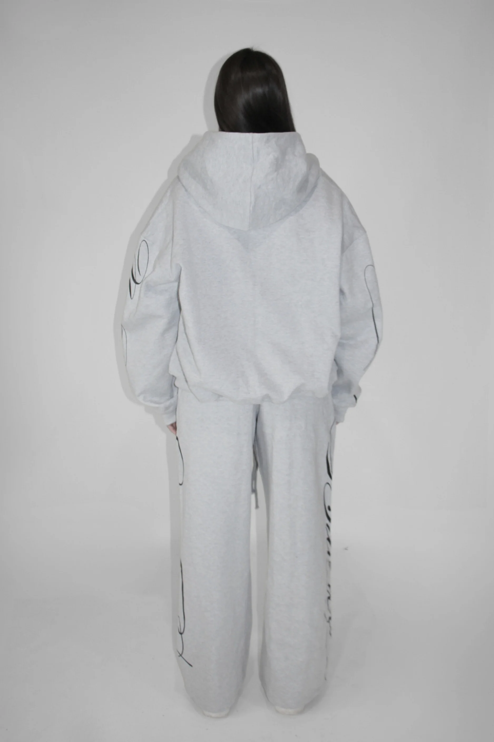 Double Zip Hoodie in Gray - Image 4