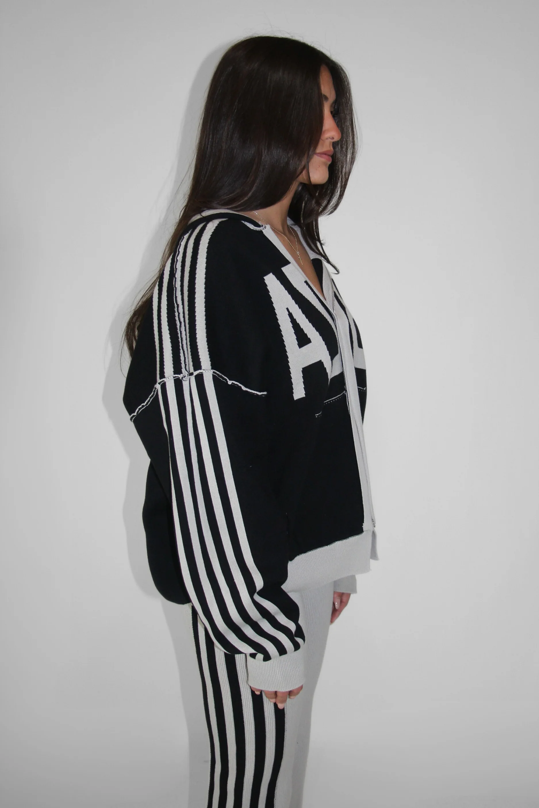 IBIZA Knit Double Zip Hoodie - Image 5