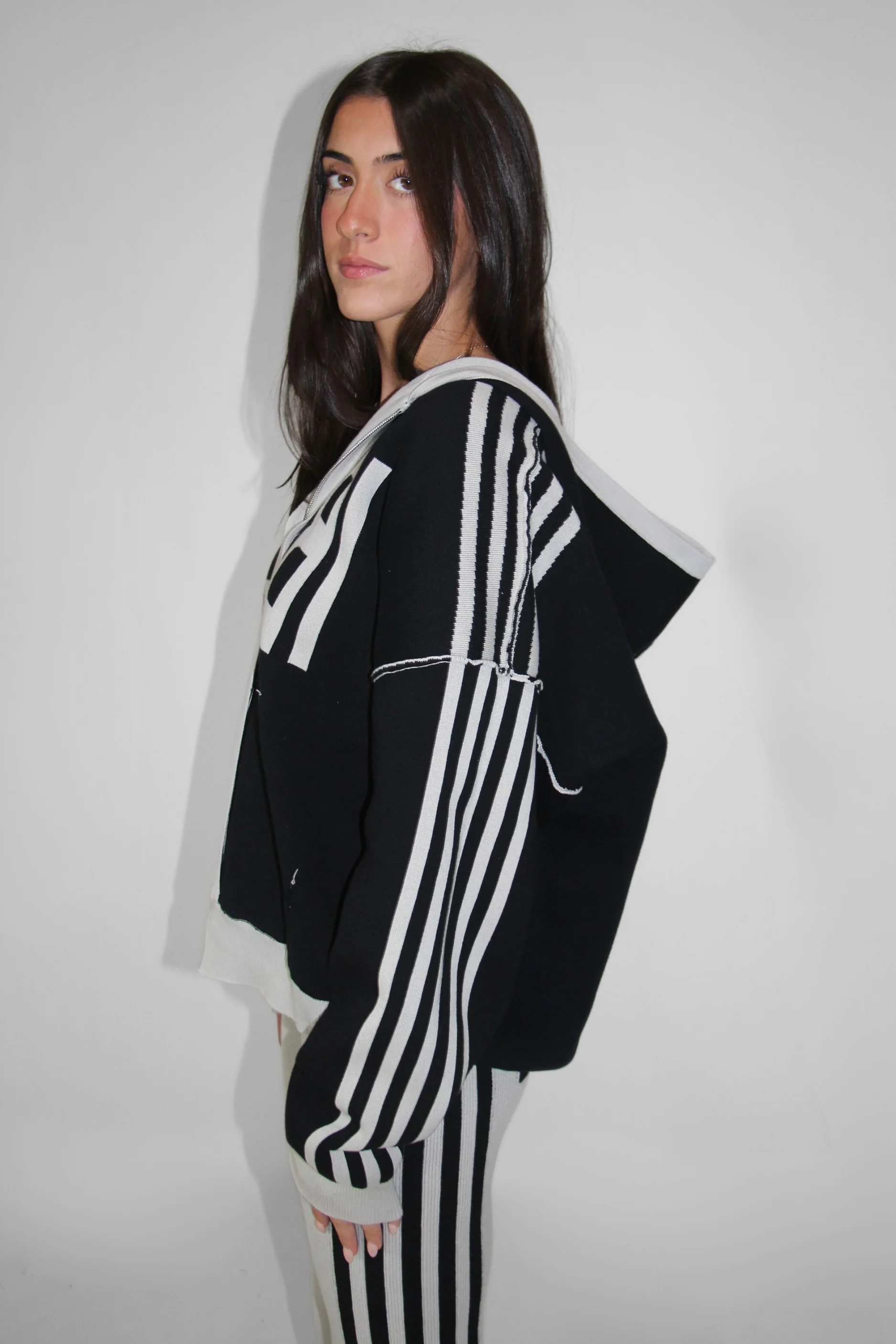 IBIZA Knit Double Zip Hoodie - Image 6