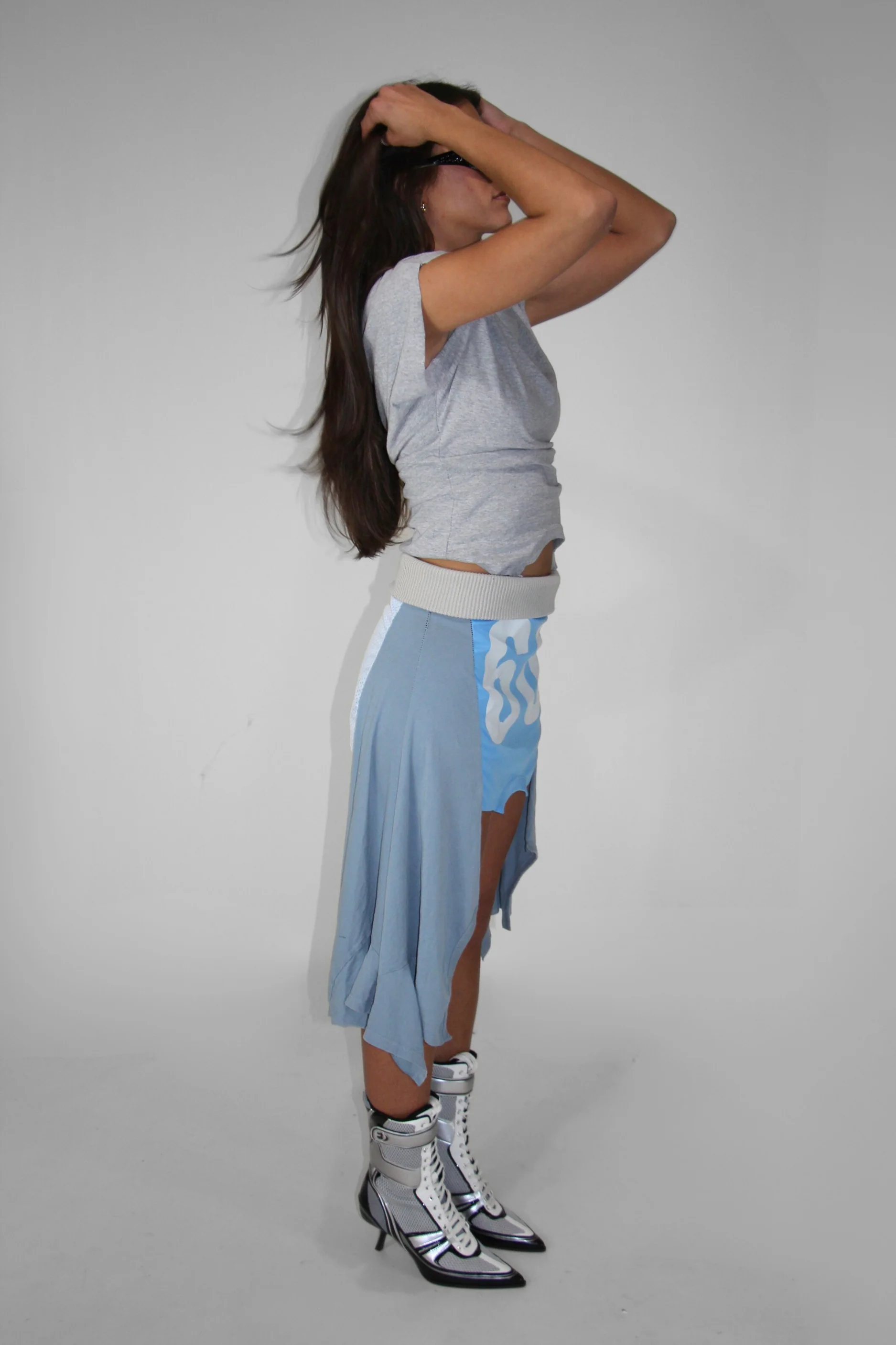 RECONSTRUCTED JERSEY SKIRT 02 - Image 3