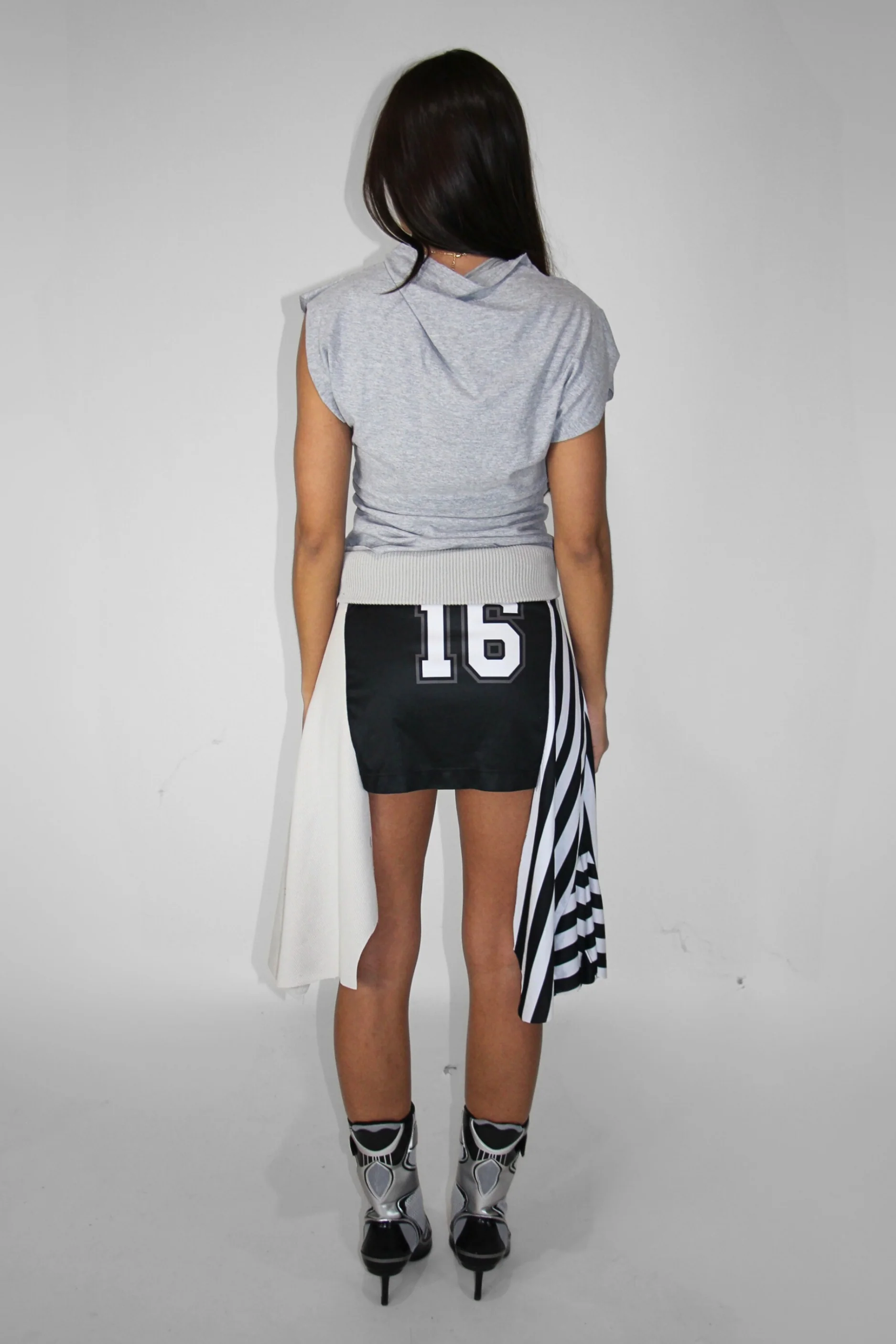 RECONSTRUCTED JERSEY SKIRT 05 - Image 3
