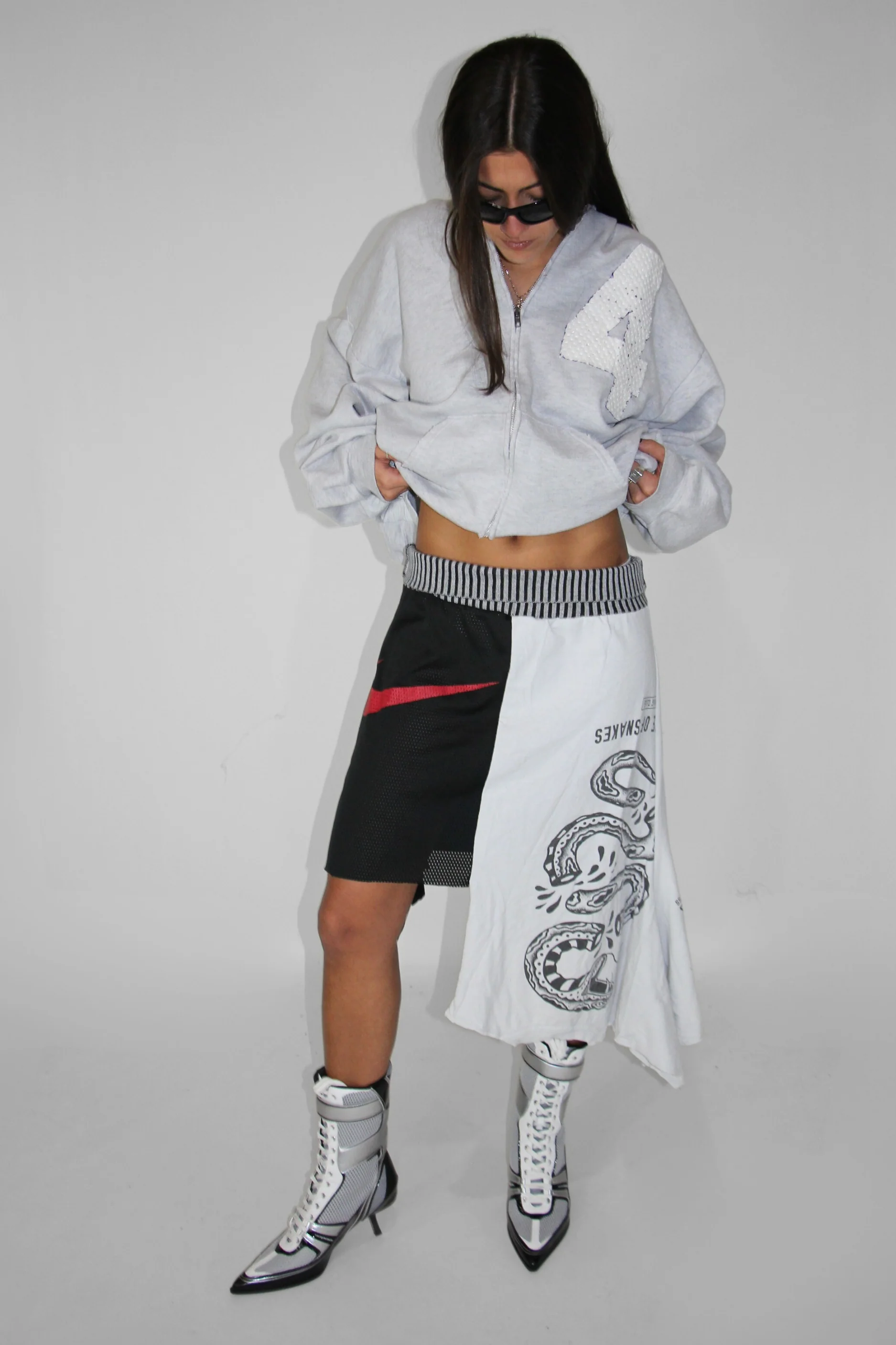 RECONSTRUCTED JERSEY SKIRT 07 - Image 5