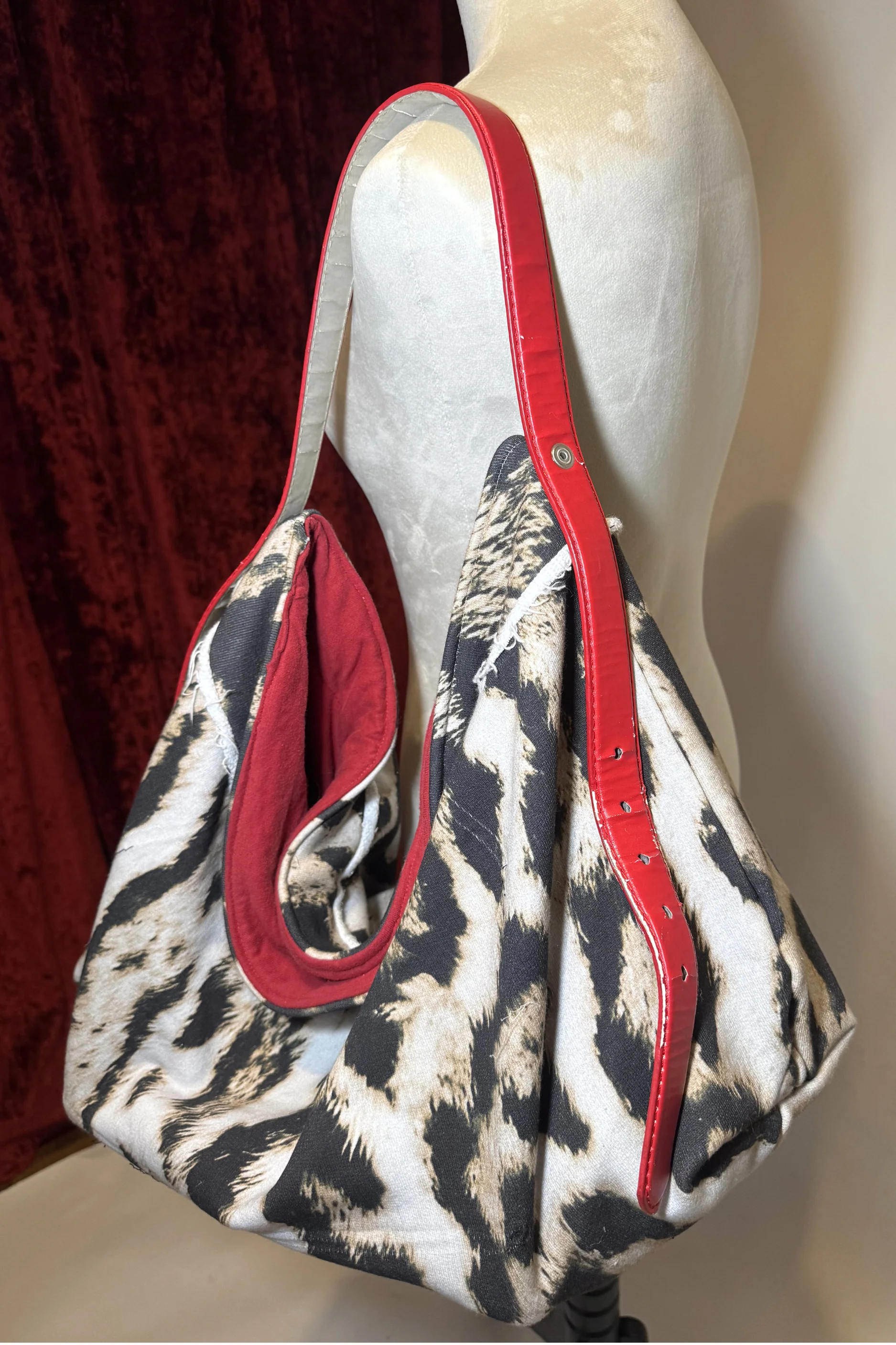 THE BELTED SLING- RED LEOPARD - Image 4